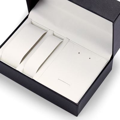 Подарок коробки дозора заключения шарнира PU кожаный упаковывая офсетную печать цвета CMYK 4