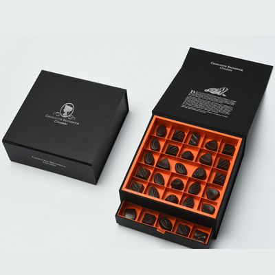 Трюфель шоколада влияния Hologram упаковывая сползающ ODM OEM подарочных коробок ящика