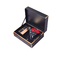 Подарочная коробка пятна УЛЬТРАФИОЛЕТОВАЯ косметическая упаковывая коробки бумаги черного золота 2mm