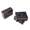 Подарочная коробка пятна УЛЬТРАФИОЛЕТОВАЯ косметическая упаковывая коробки бумаги черного золота 2mm
