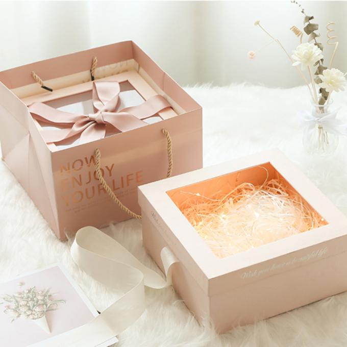коробки представления цветка картона 20*12cm с политурой крышек УЛЬТРАФИОЛЕТОВОЙ 2