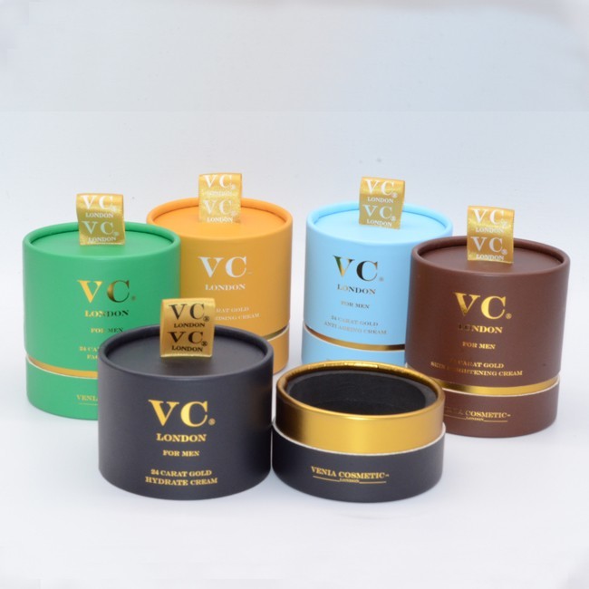 Подарочная коробка круга духов картона CMYK с ODM OEM крышки 0