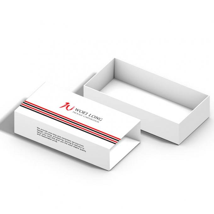 подарочная коробка ручки рифленого картона 350gsm для продвижения 0