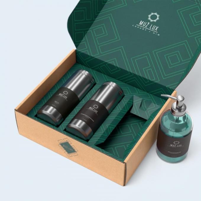 духи 2.5mm бумажные упаковывая плоские подарочные коробки с крышками мочат лакировать 2